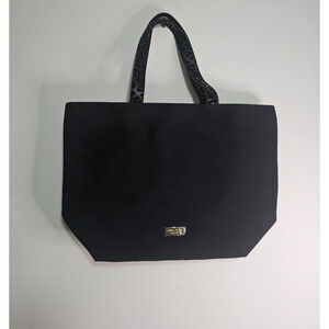 Jimmy Choo Parfums Women's Black Glitter Specks Large Tote Bag NWOT 20" x 14"